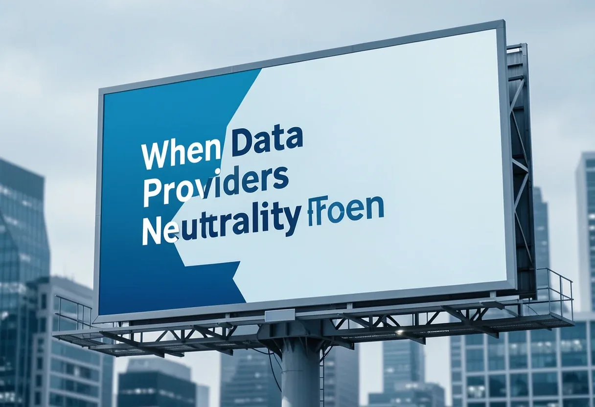 When Data Providers Get Acquired, Neutrality Has To Be Proven, Not Promised