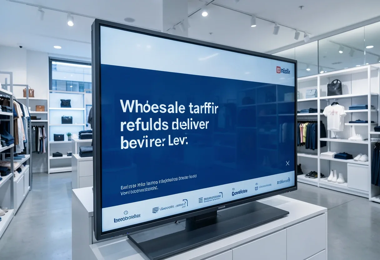 Wholesale, tariff refunds deliver for Levi’s in rough Q3